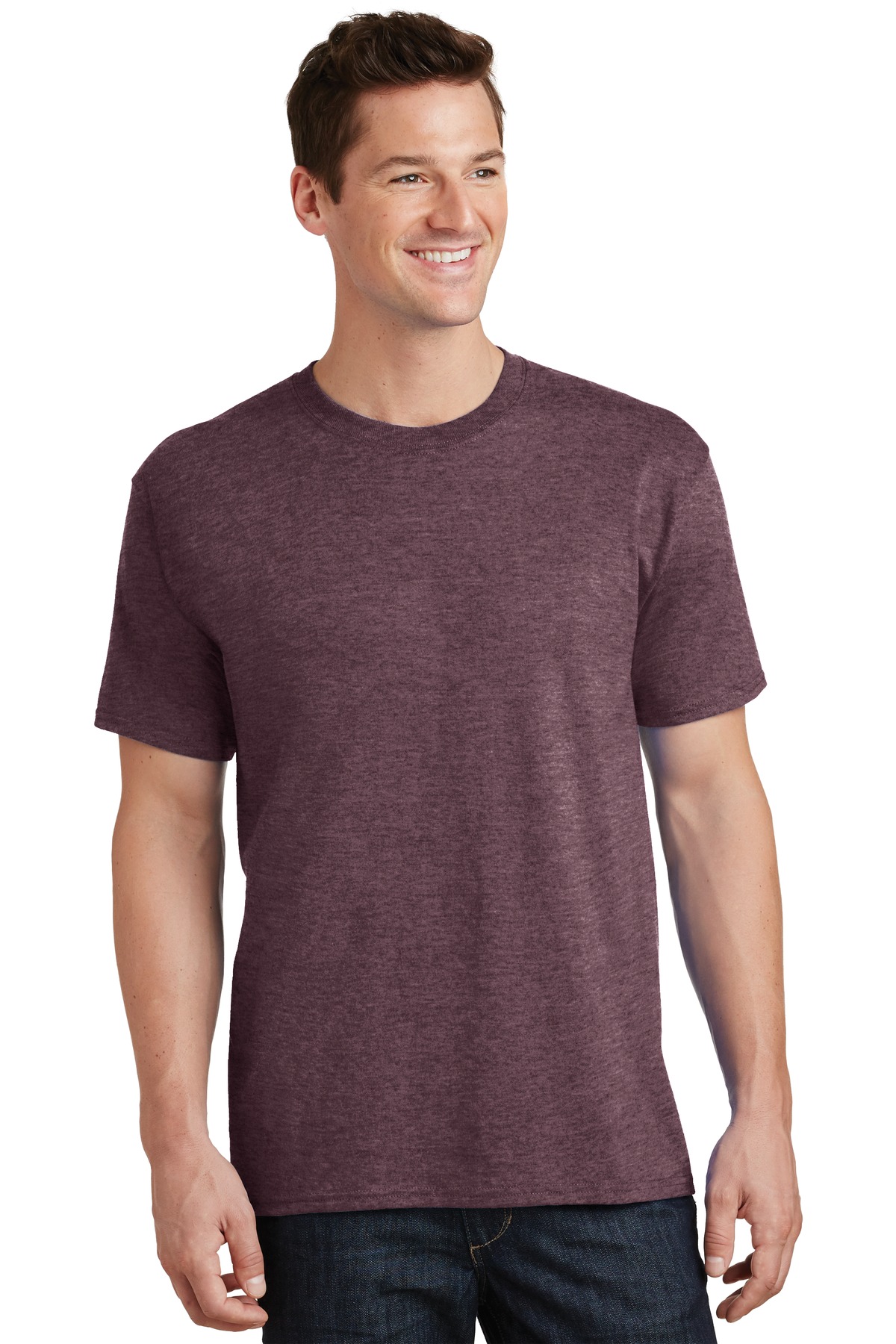 Heather Athletic Maroon Red
