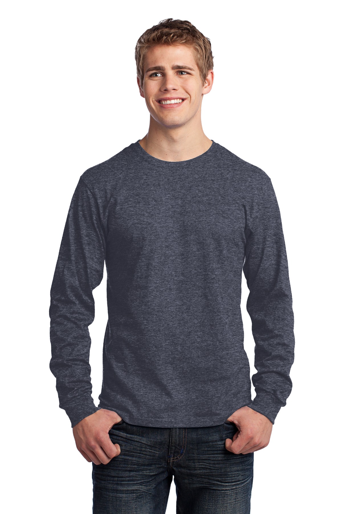 Heather Navy Blue