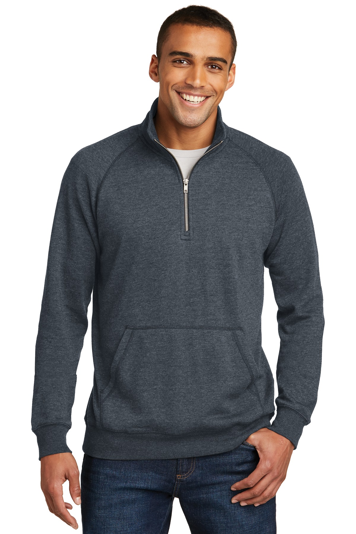 Heathered Navy Blue