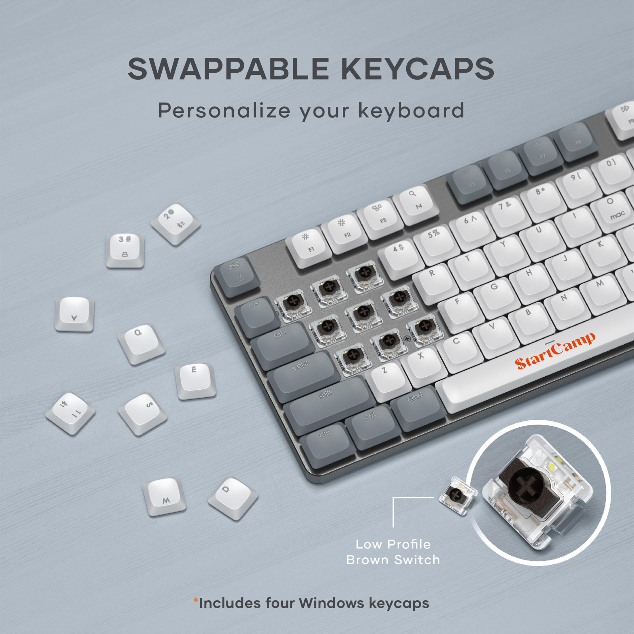 Swappable Keycaps