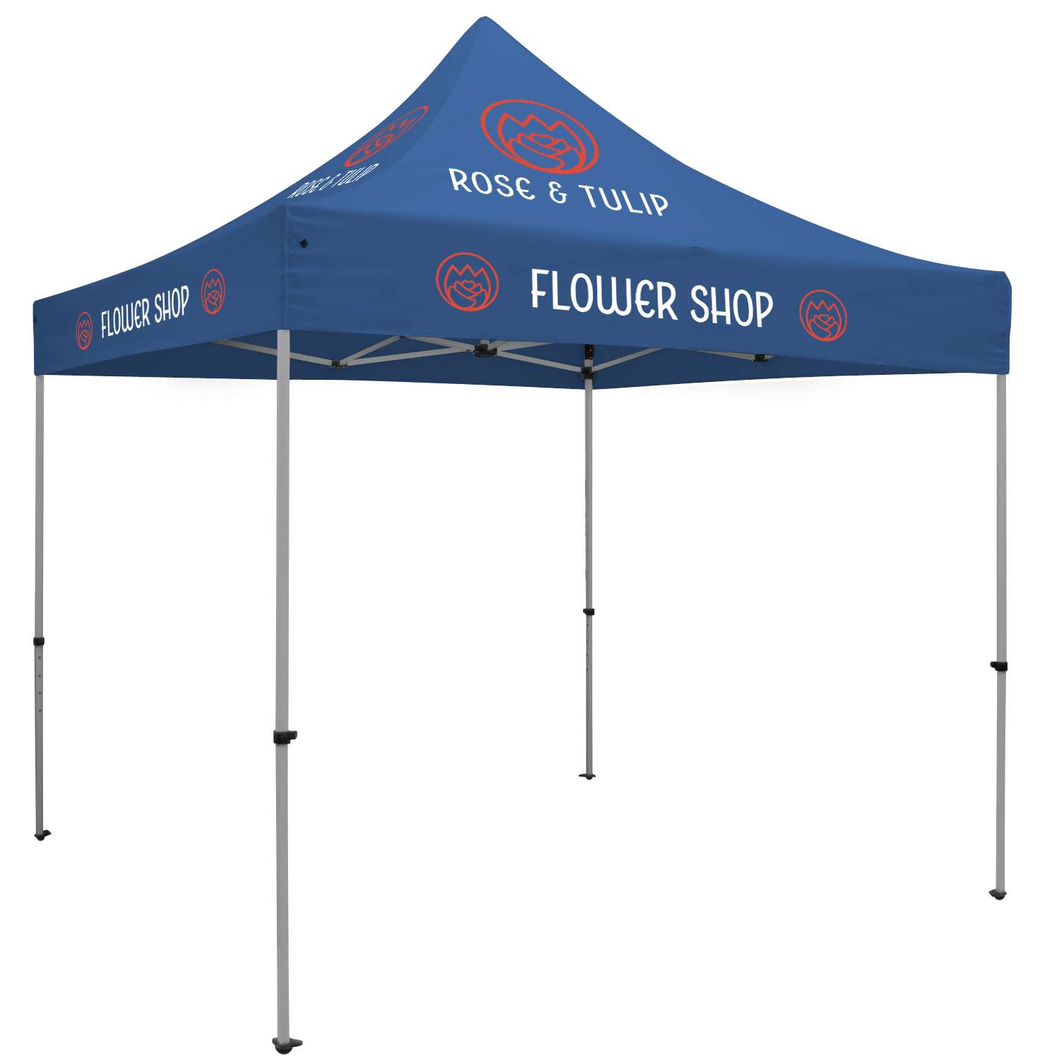 10' Premium Tent Kit (Imprinted, 4 Locations) view 2