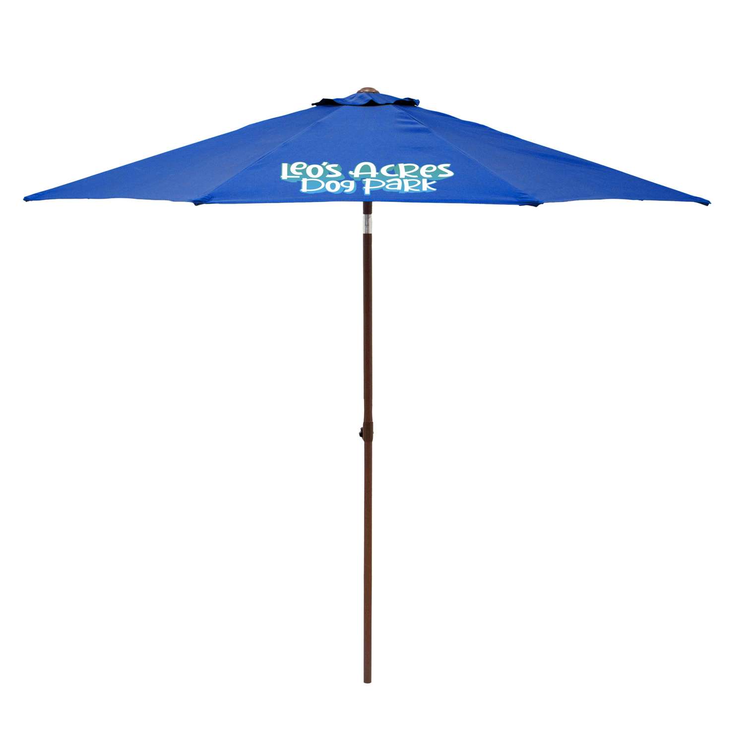 9' Wood Look Tilting Market Umbrella Kit (1 Imprint) view 2