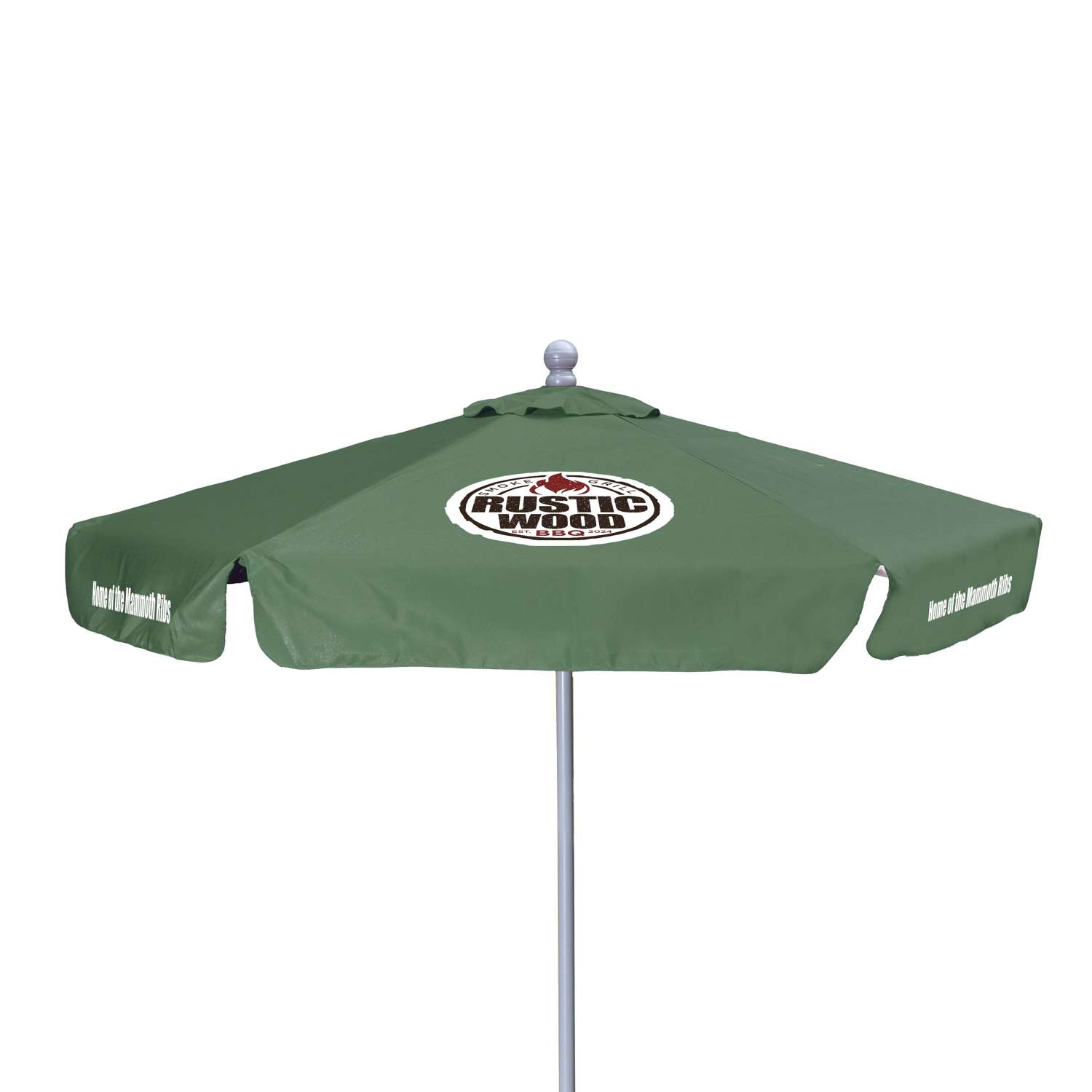 7' Deluxe Market Umbrella Kit With Valance (6 Imprints) view 2