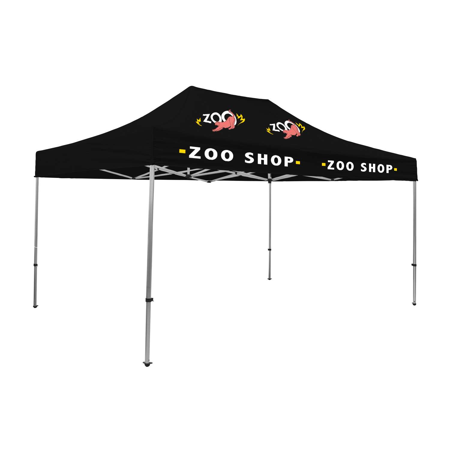 15' Premium Tent Kit (Imprinted, 4 Locations) view 2