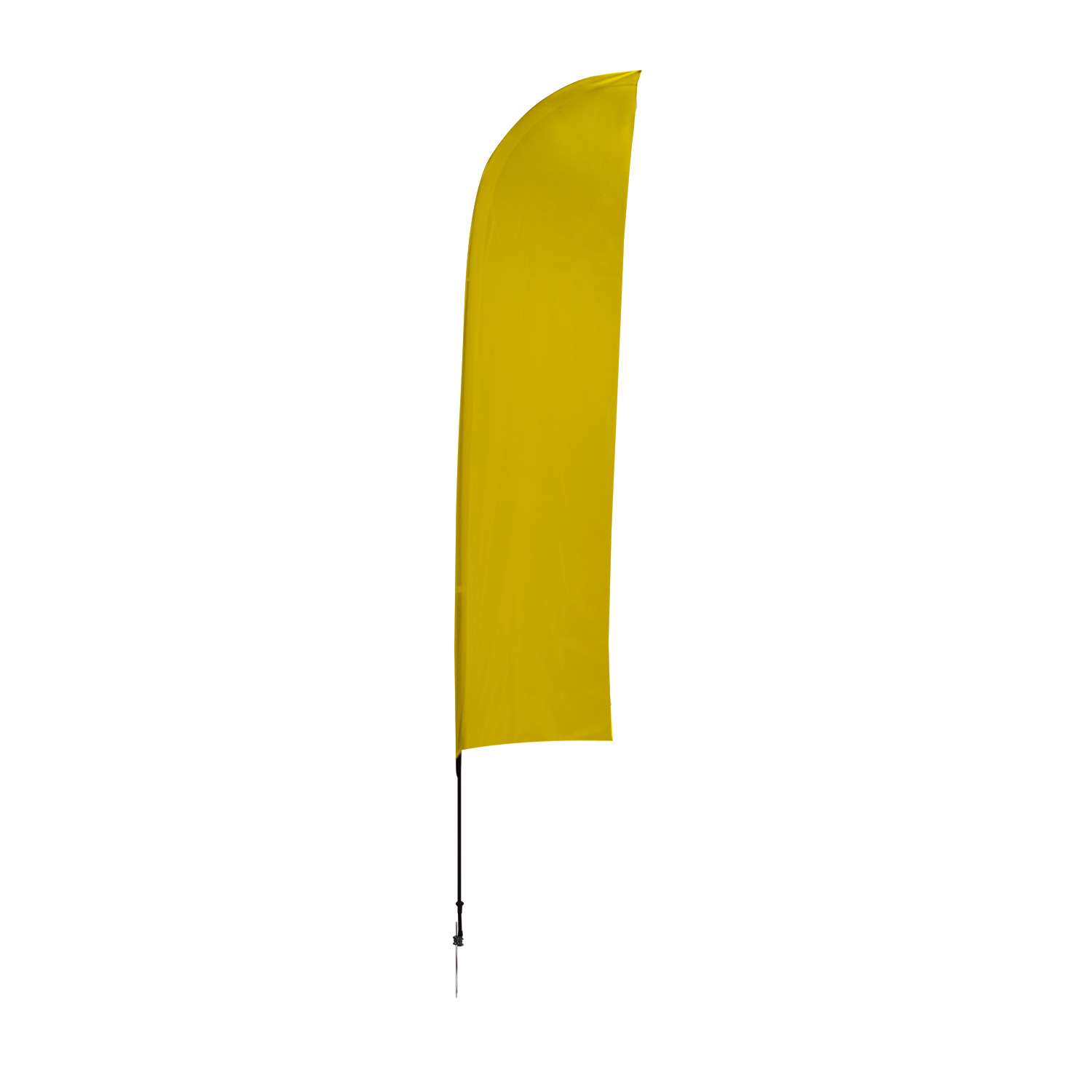 10.5' Solid-Color Blade Sail Sign Flag, 1-Sided, Scissor view 2