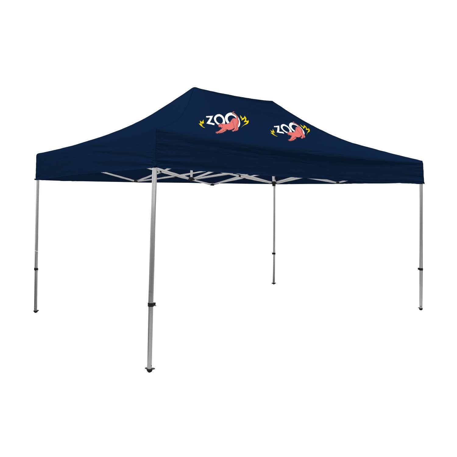 15' Premium Tent Kit (Imprinted, 2 Locations) view 2