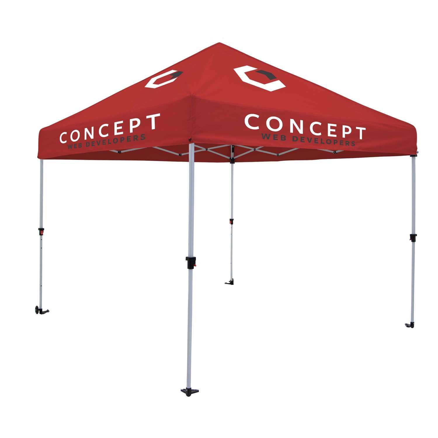 10' Omni Tent Kit (Full-Color Imprint, 4 Locations) view 2