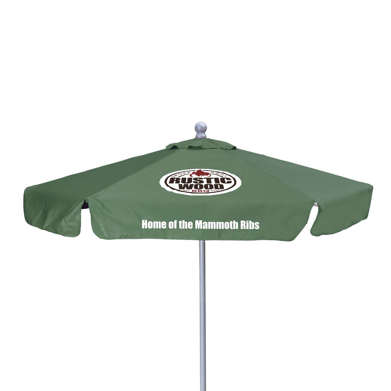 7' Deluxe Market Umbrella Kit With Valance (2 Imprints) view 2