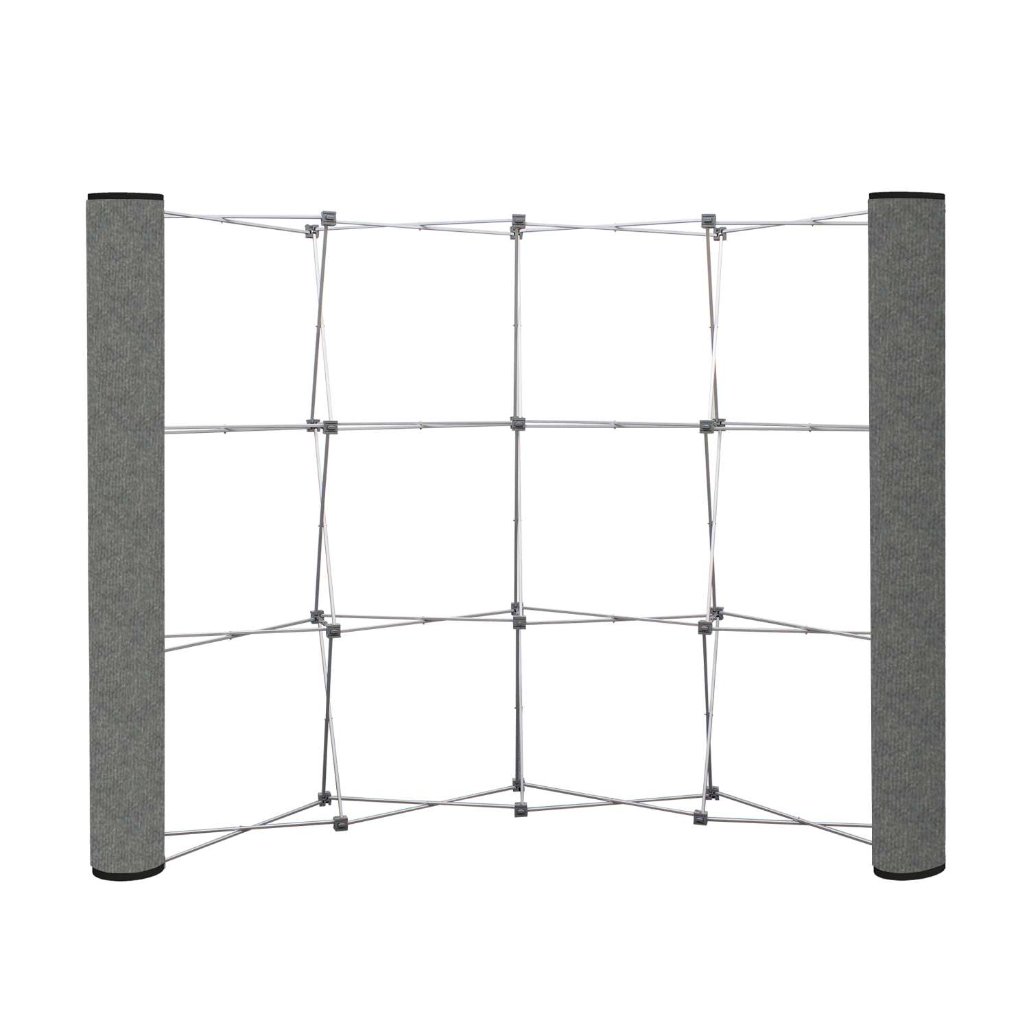 Curved Show 'N Rise Floor Display End Panel (Fabric) view 2