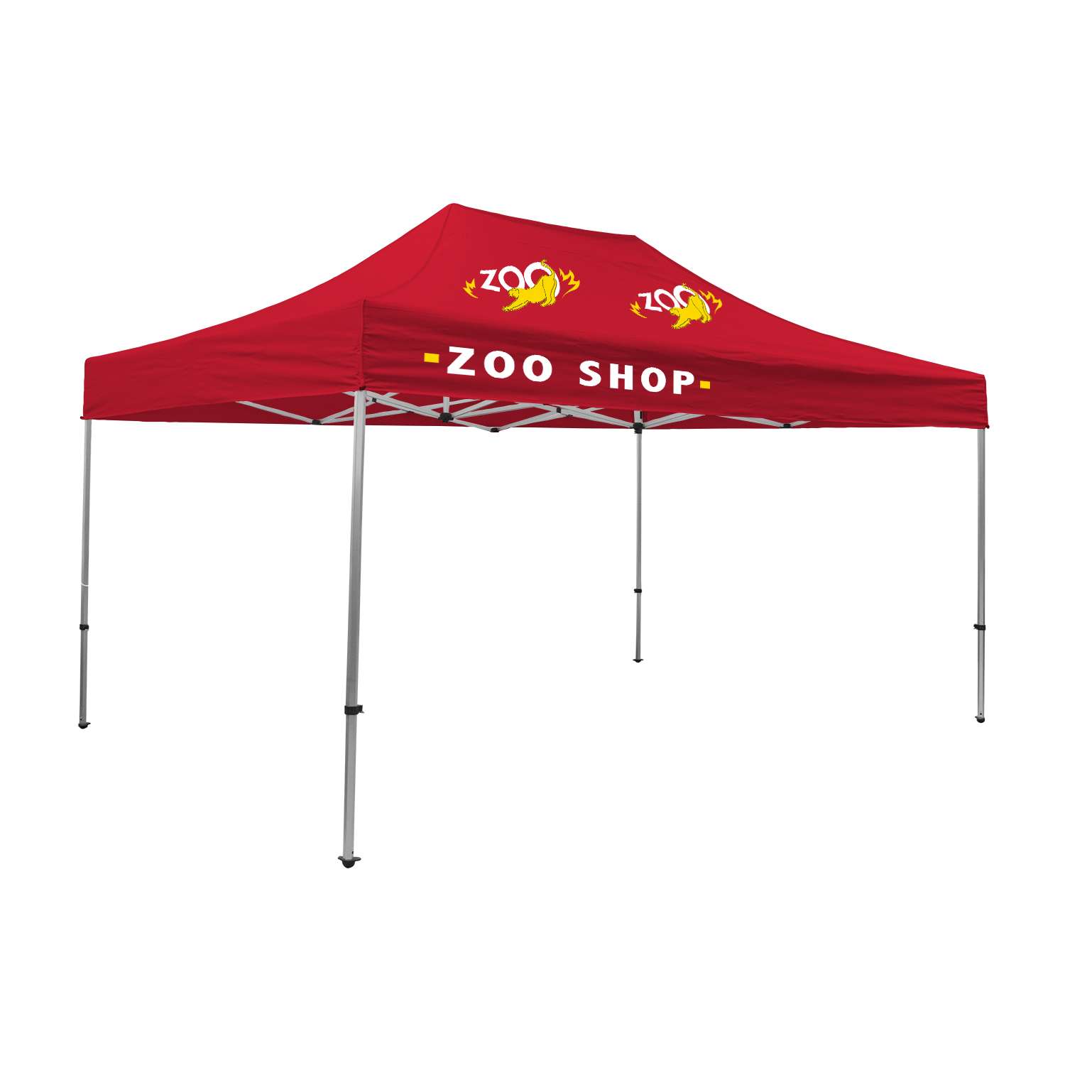 15' Premium Tent Kit (Imprinted, 3 Locations) view 2
