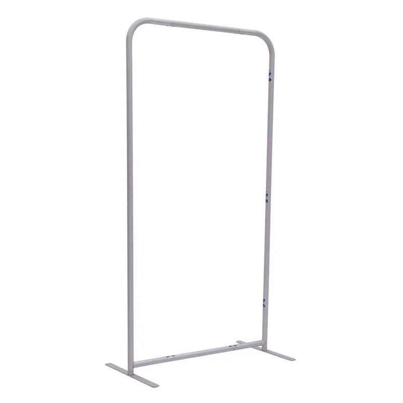 3'W x 72"H EuroFit Straight Wall Hardware view 2