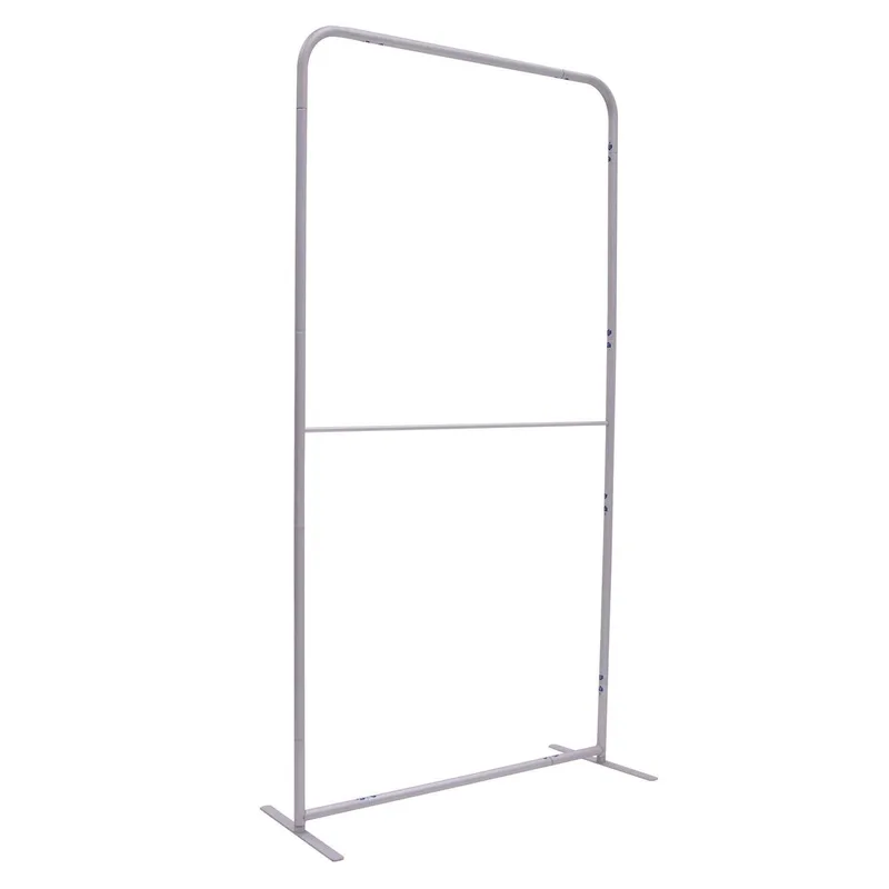 4'W x 90"H EuroFit Straight Wall Hardware view 2
