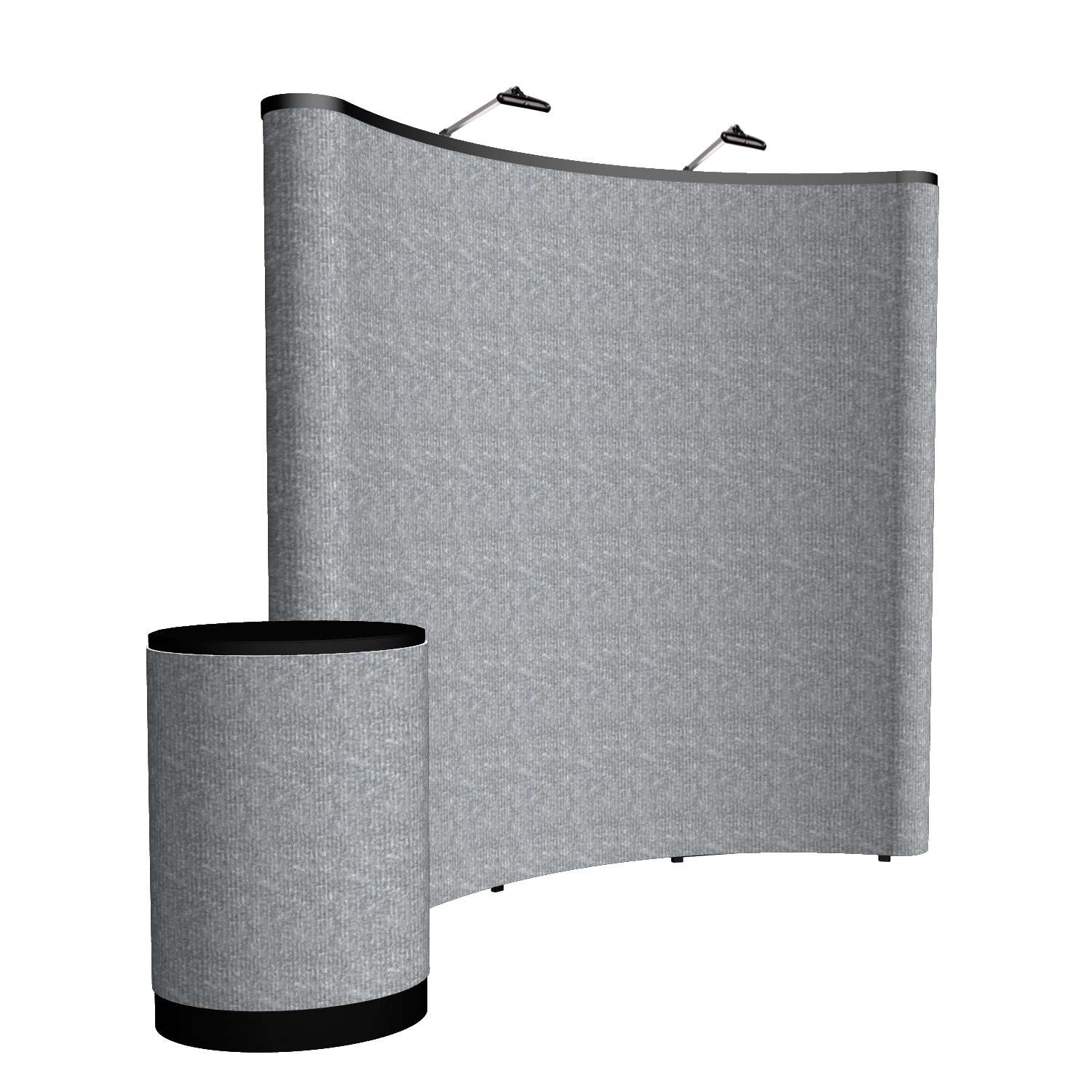 8' Curved ARISE Floor Display Kit (Fabric) view 2