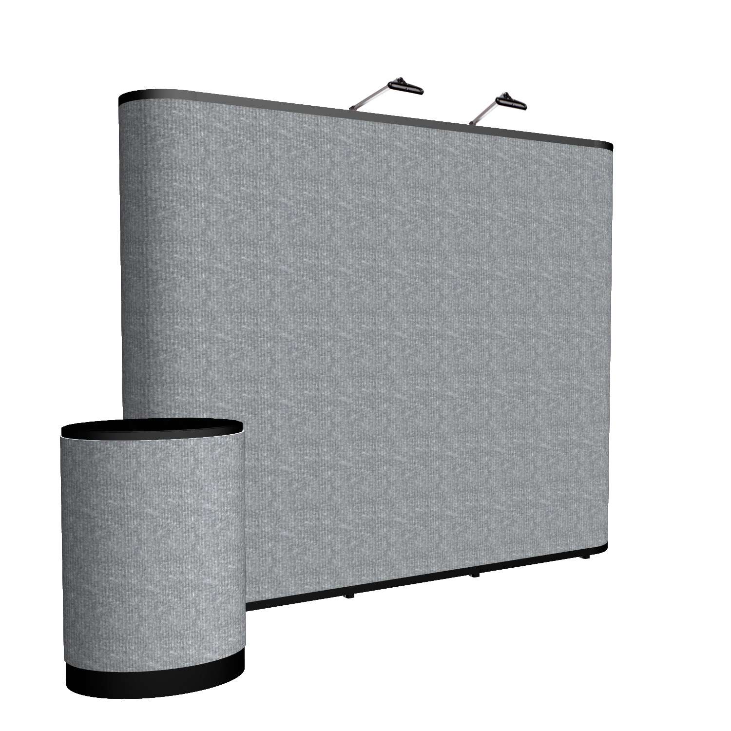 10' Straight Show 'N Rise Floor Display Kit (Fabric) view 2