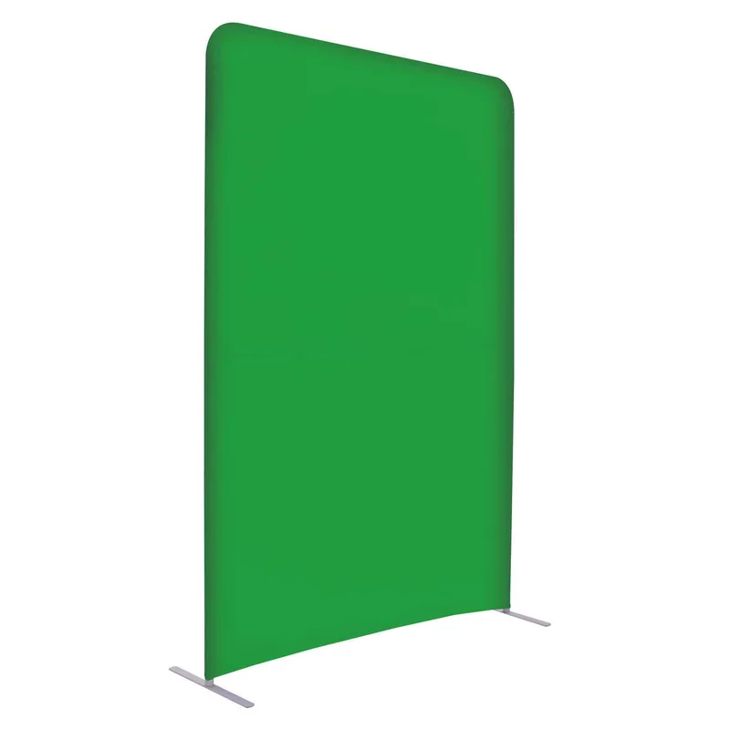 5'W x 90"H EuroFit Straight Wall Green Screen Kit view 2
