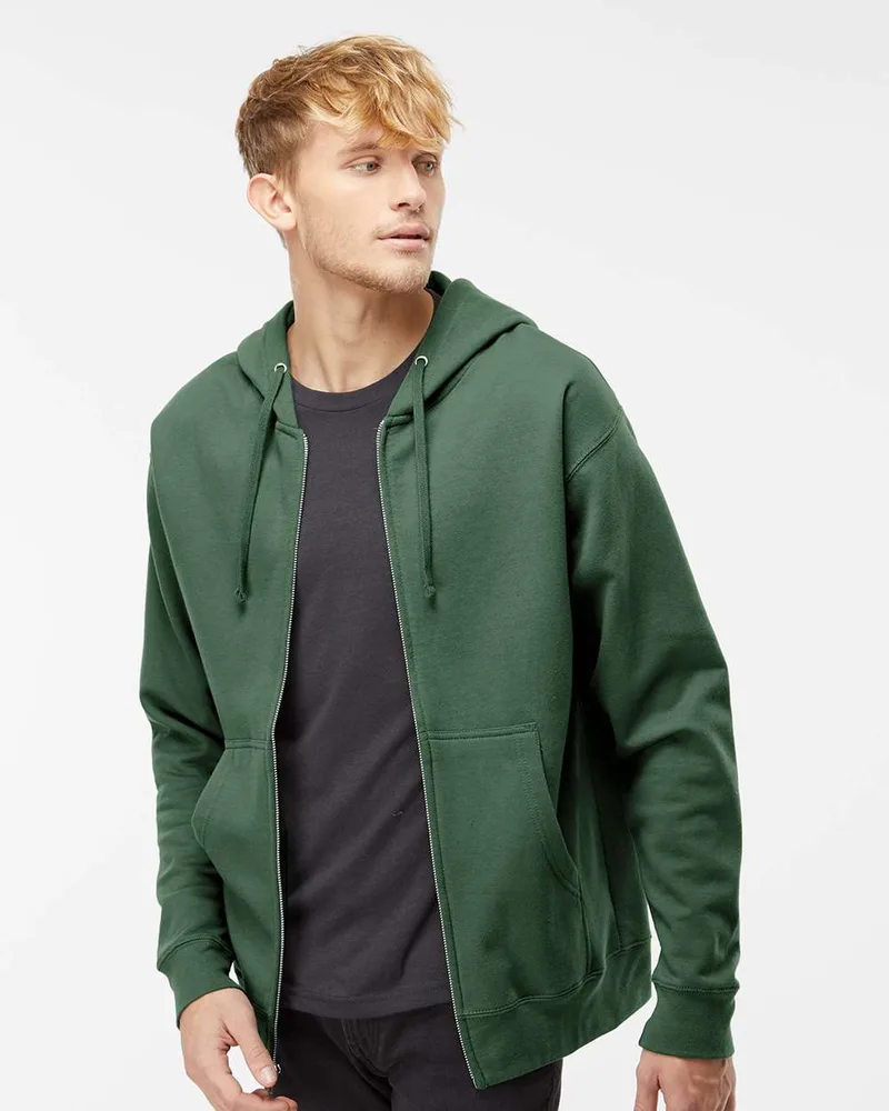 Independent Trading Co.® Unisex Midweight Full-Zip Hooded Sweatshirt