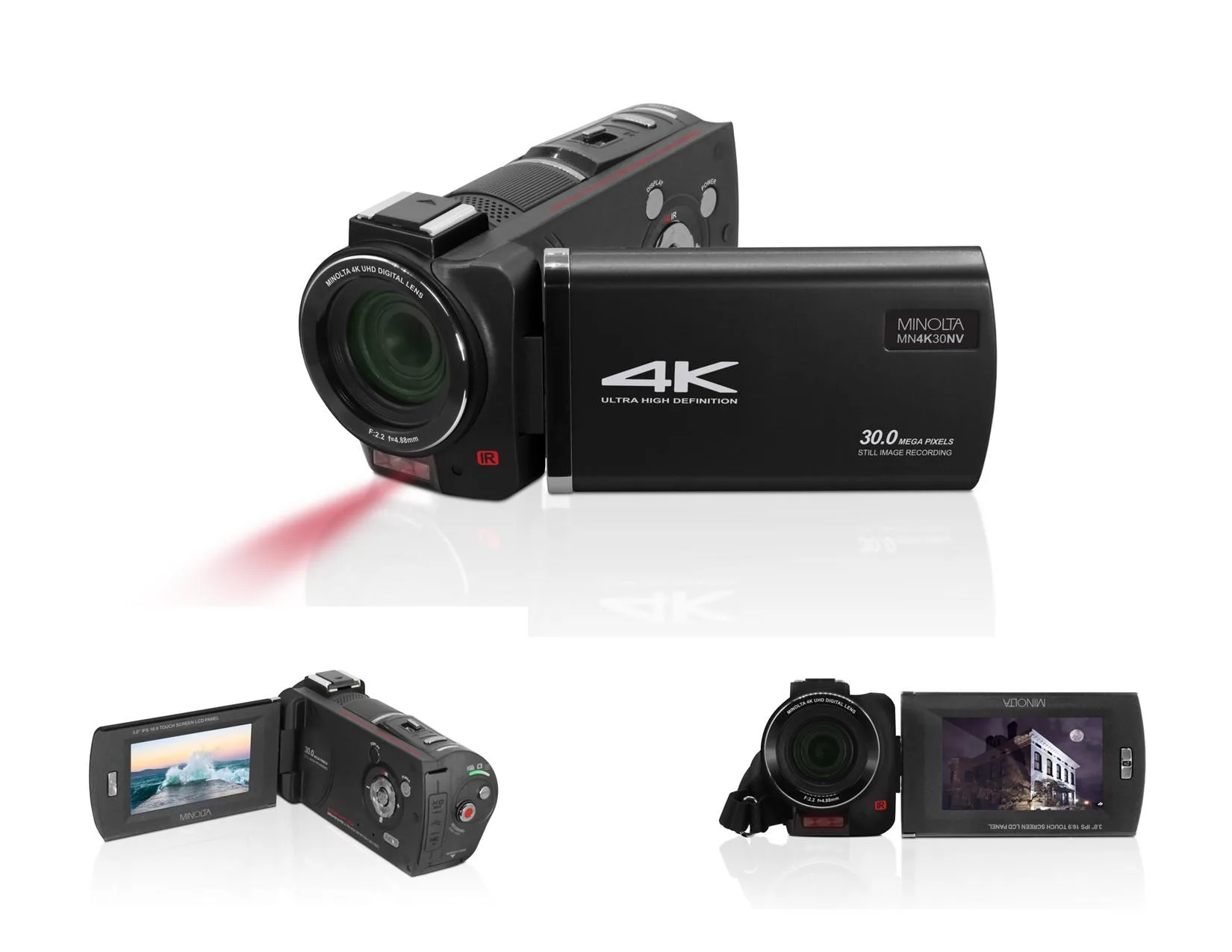 Minolta 4K Ultra Hd Night Vision Camcorder