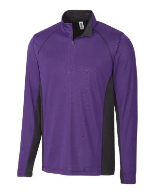 Clique Ice Pique Colorblock Mens Half Zip Tech Pullover view 2