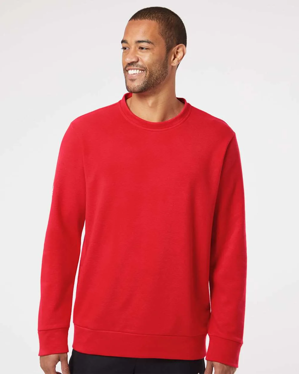 Adidas® Fleece Crewneck Sweatshirt view 4
