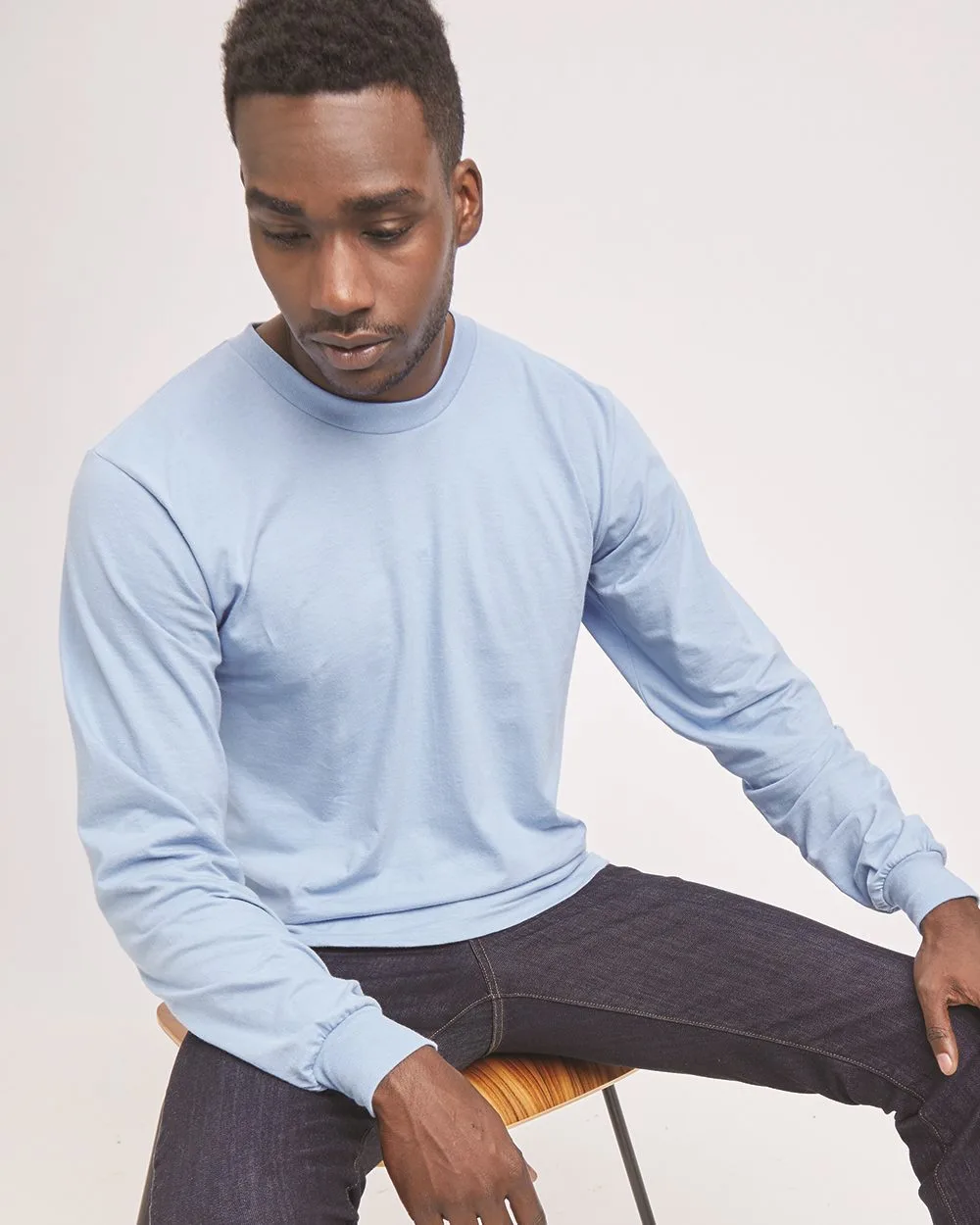American Apparel® Fine Jersey Long Sleeve Tee