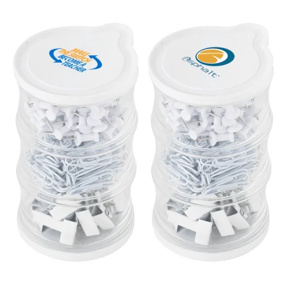 Tower of Clips and Push Pins view 2