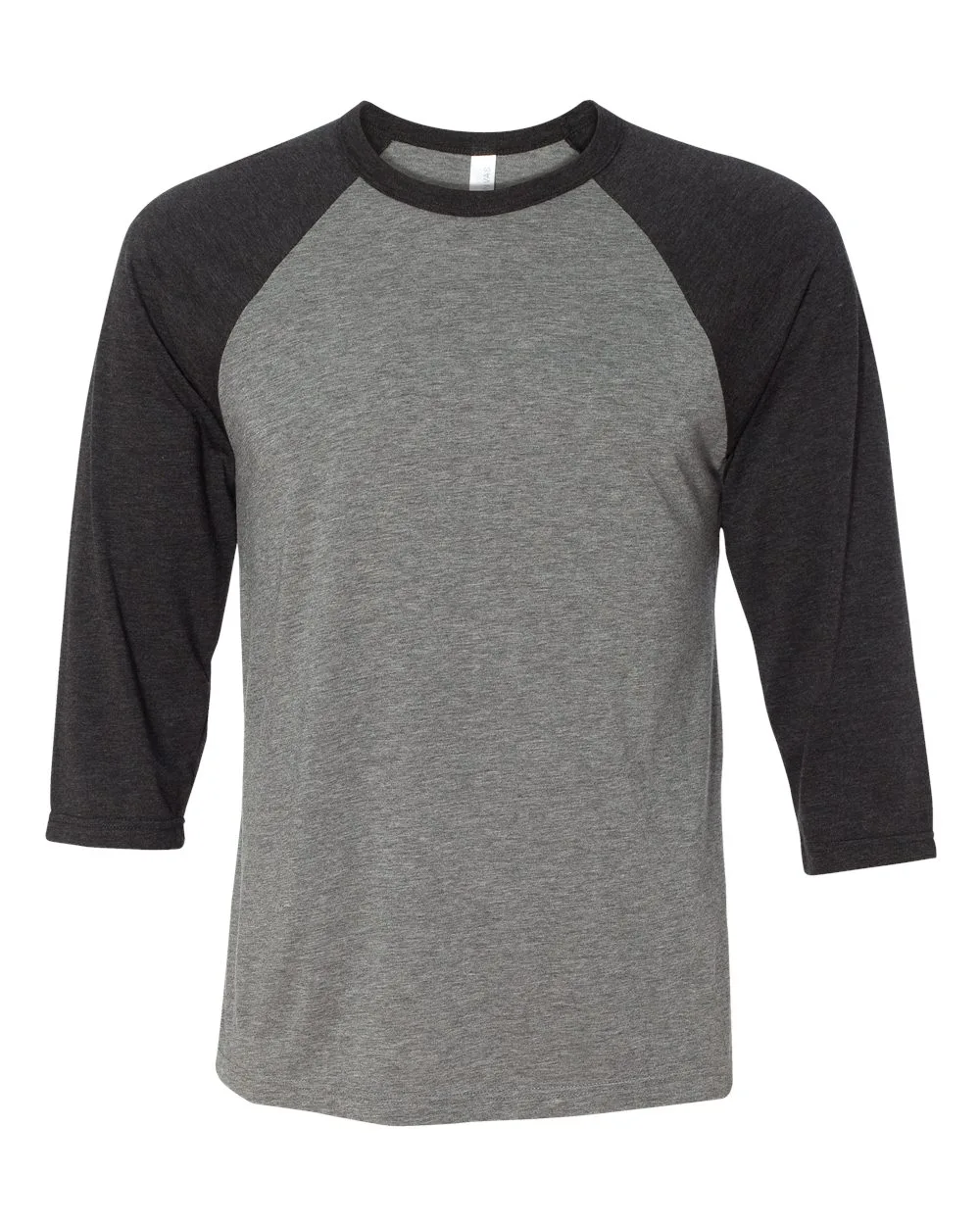 Bella+Canvas® Unisex Three-Quarter Sleeve Baseball Tee view 3