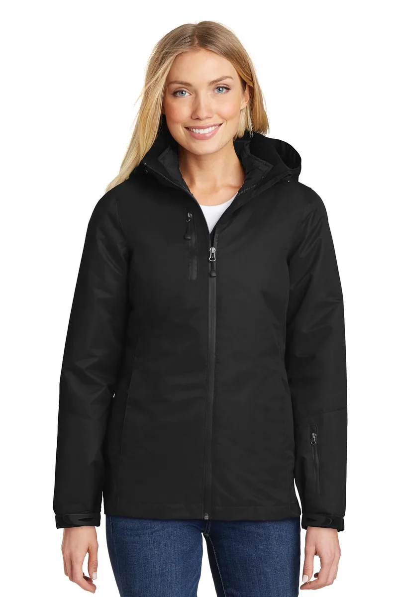 Port Authority® Women's Vortex Waterproof 3-in-1 Jacket. view 4
