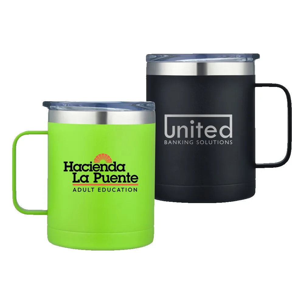 14oz double wall SS vacuum camping mug
