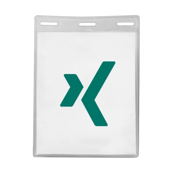 3 5/16" x 4 1/4" Printed Vertical Vinyl Pouch