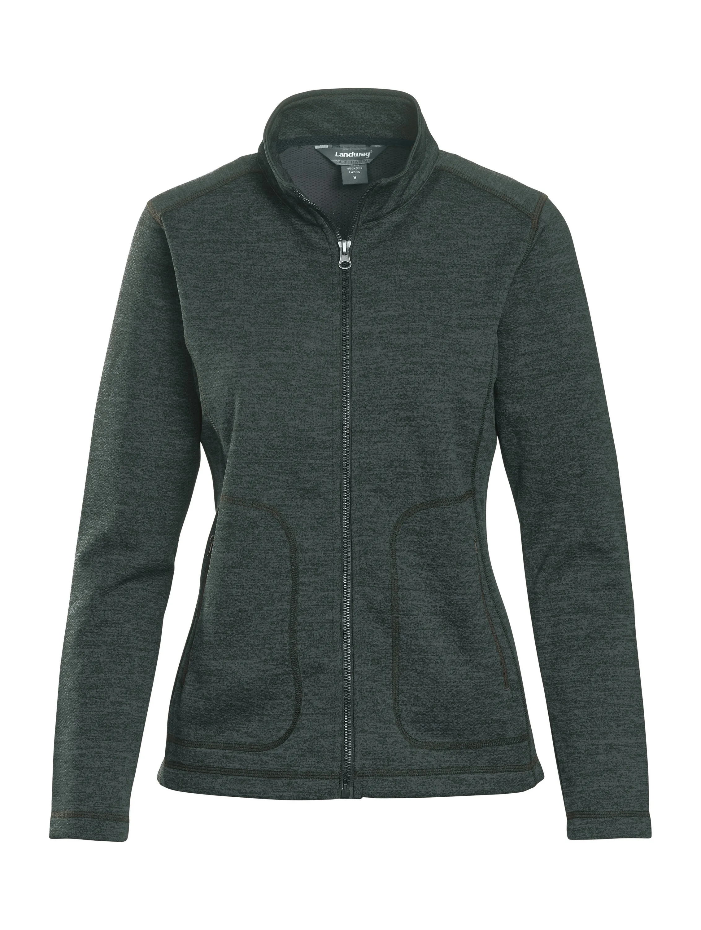 Ladies' Summit Textured Knit Jacket view 3