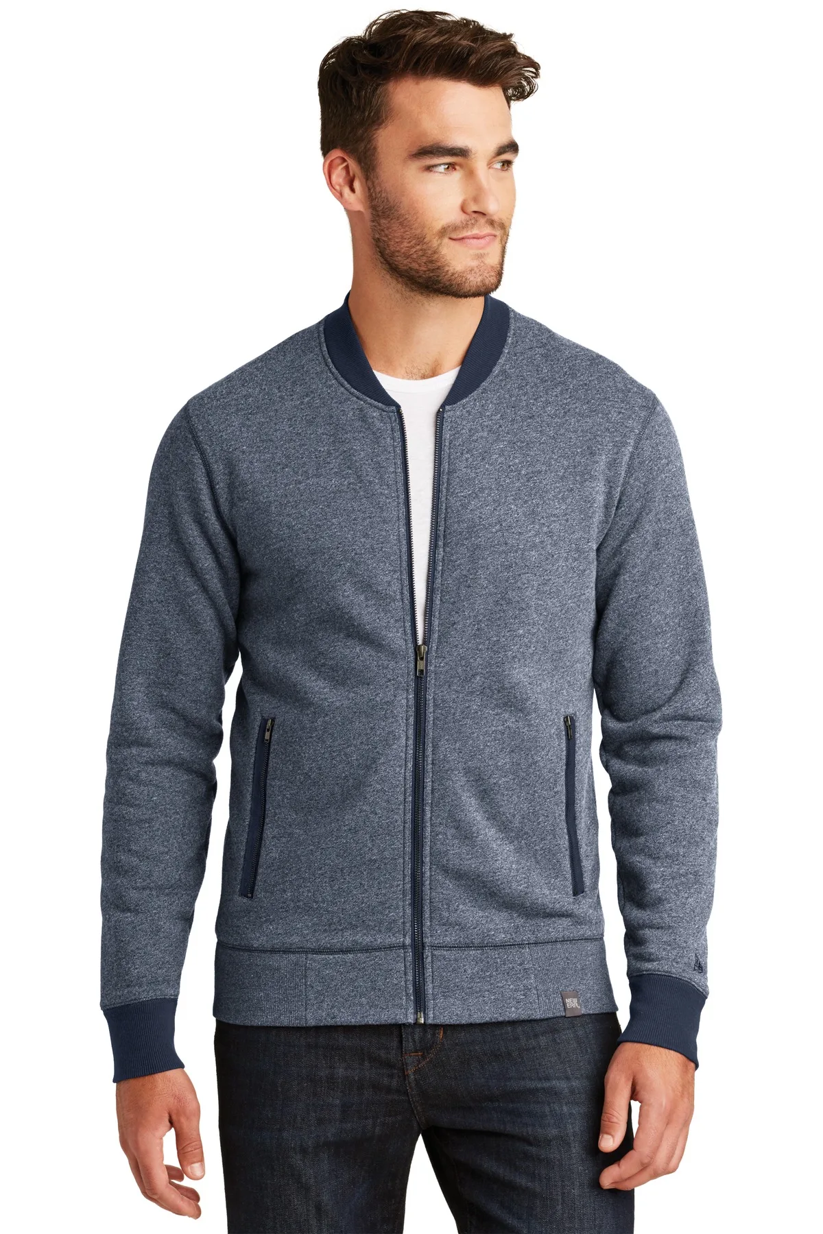 New Era ® French Terry Baseball Full-Zip.