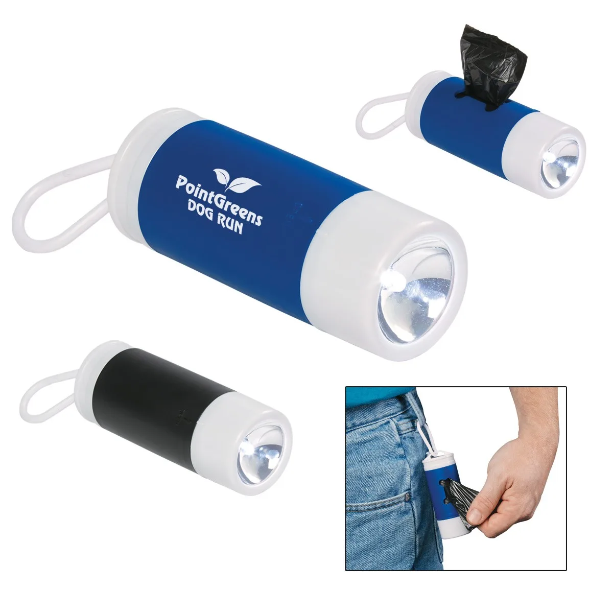 Dog Bag Dispenser With Flashlight view 2