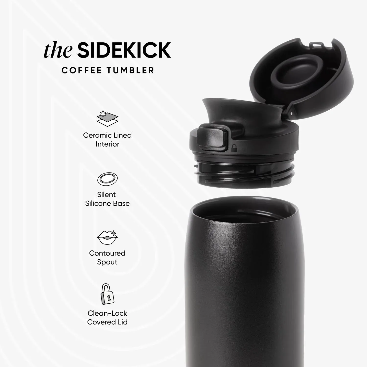 16 oz Simple Modern® Ceramic Lined Insulated Sidekick Coffee Tumbler view 5
