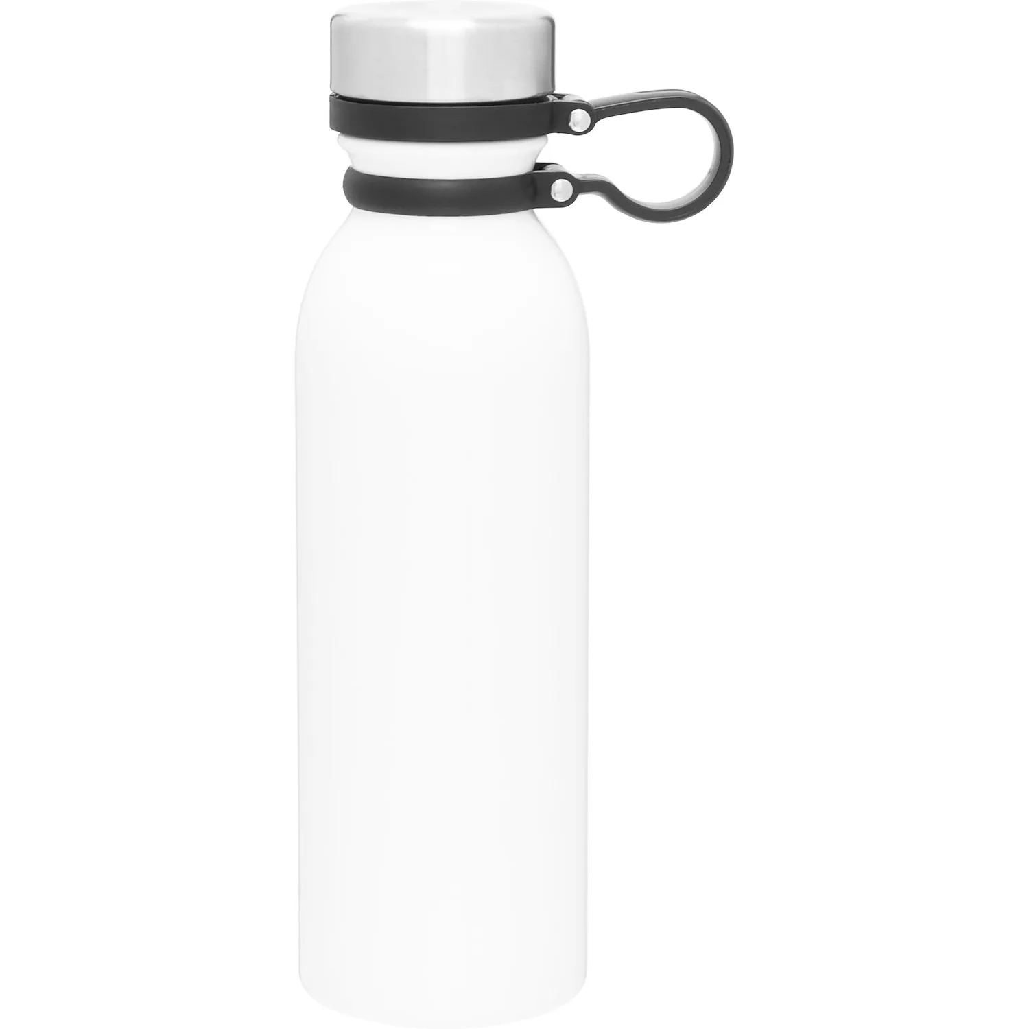 20.9 oz h2go Concord Water Bottle (White) view 2