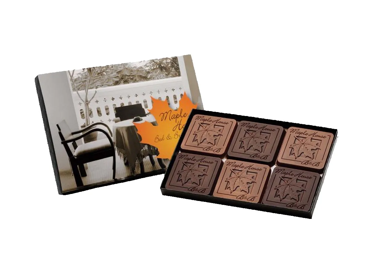 12-Piece Chocolate Ensemble Gift Set with Classic Custom Packaging