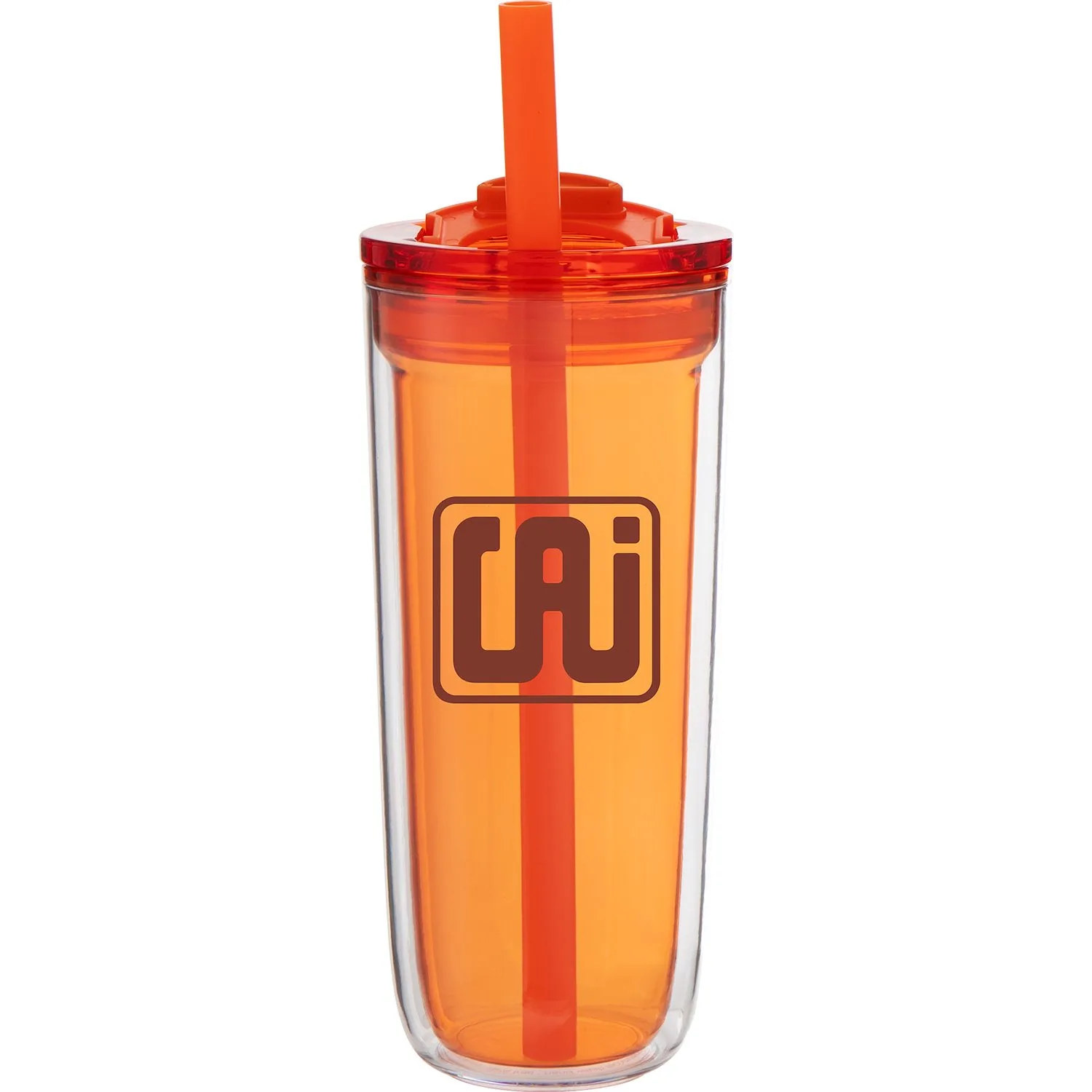 16 oz Simone Travel Tumbler (Orange)