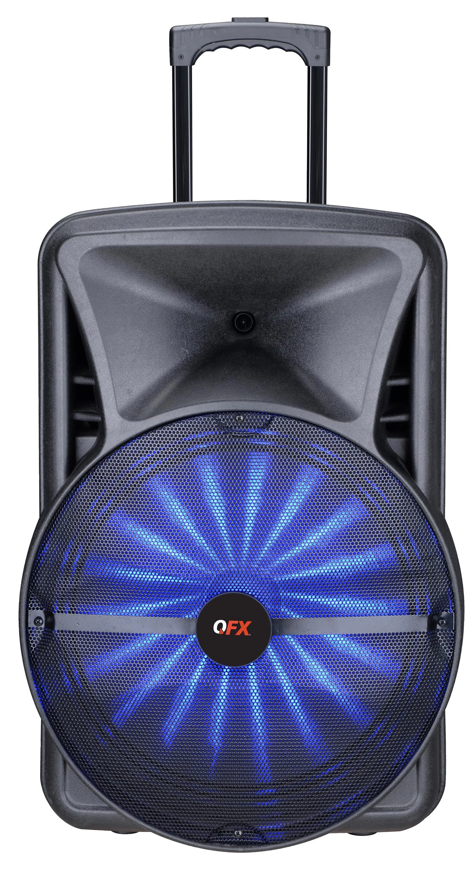 QFX 18" Rechargeable Party Speaker w/Mic & Stand