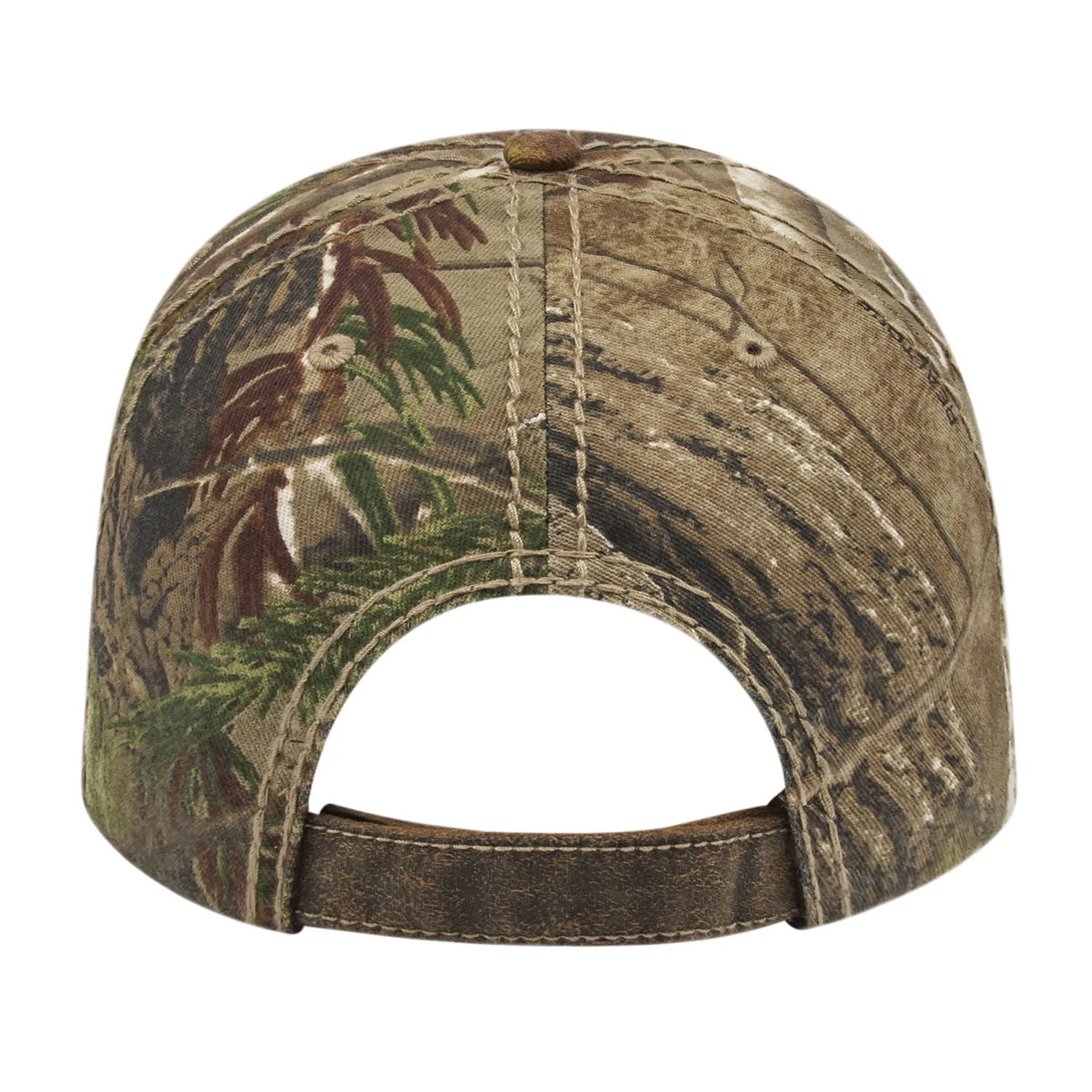 Brown/Realtree Ap? Camouflage Blank Back