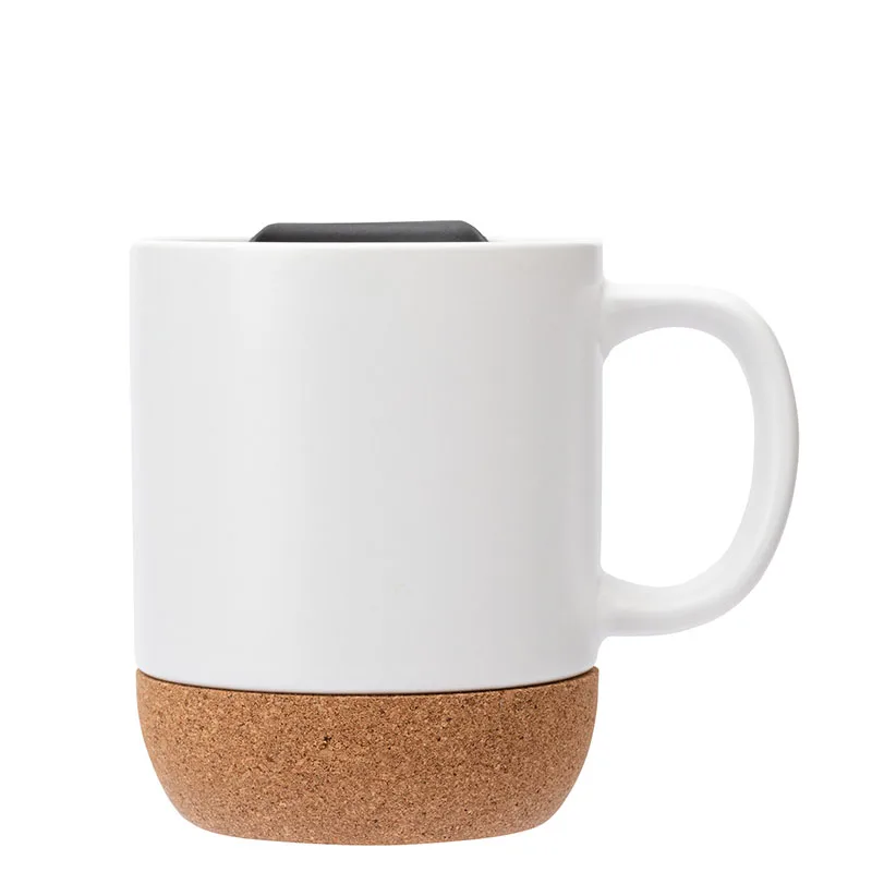 Kenya 14 oz. Ceramic Mug With Cork Base view 2