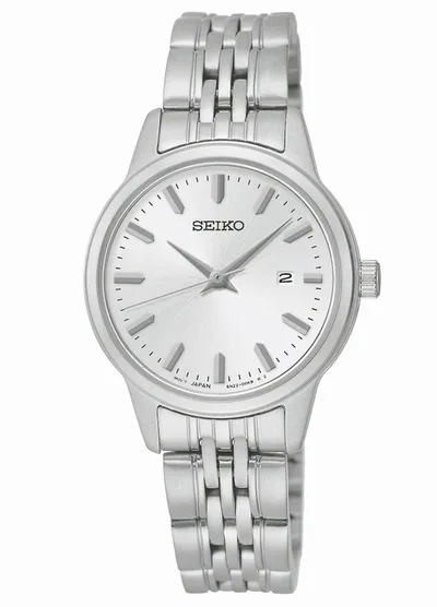 Seiko Watch Ladies Prime Analog Silver Case Silver Dial