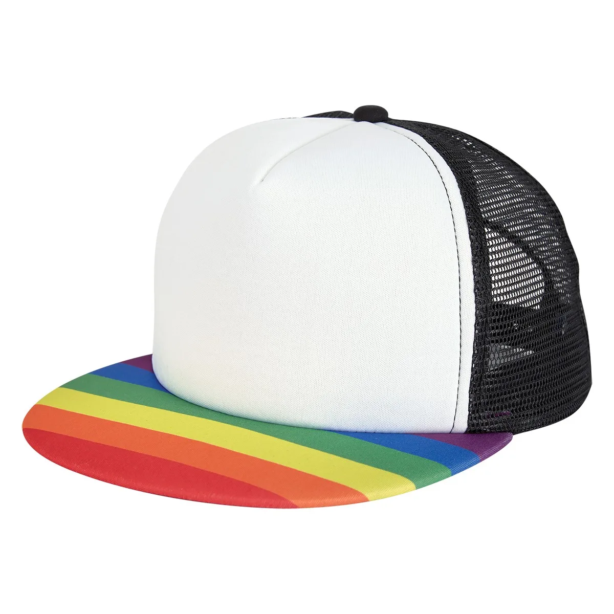 Rainbow Trucker Cap view 3