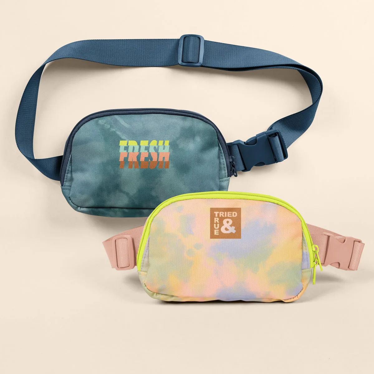 Simple Belt Bag (1000D RPET)- 4CP view 2