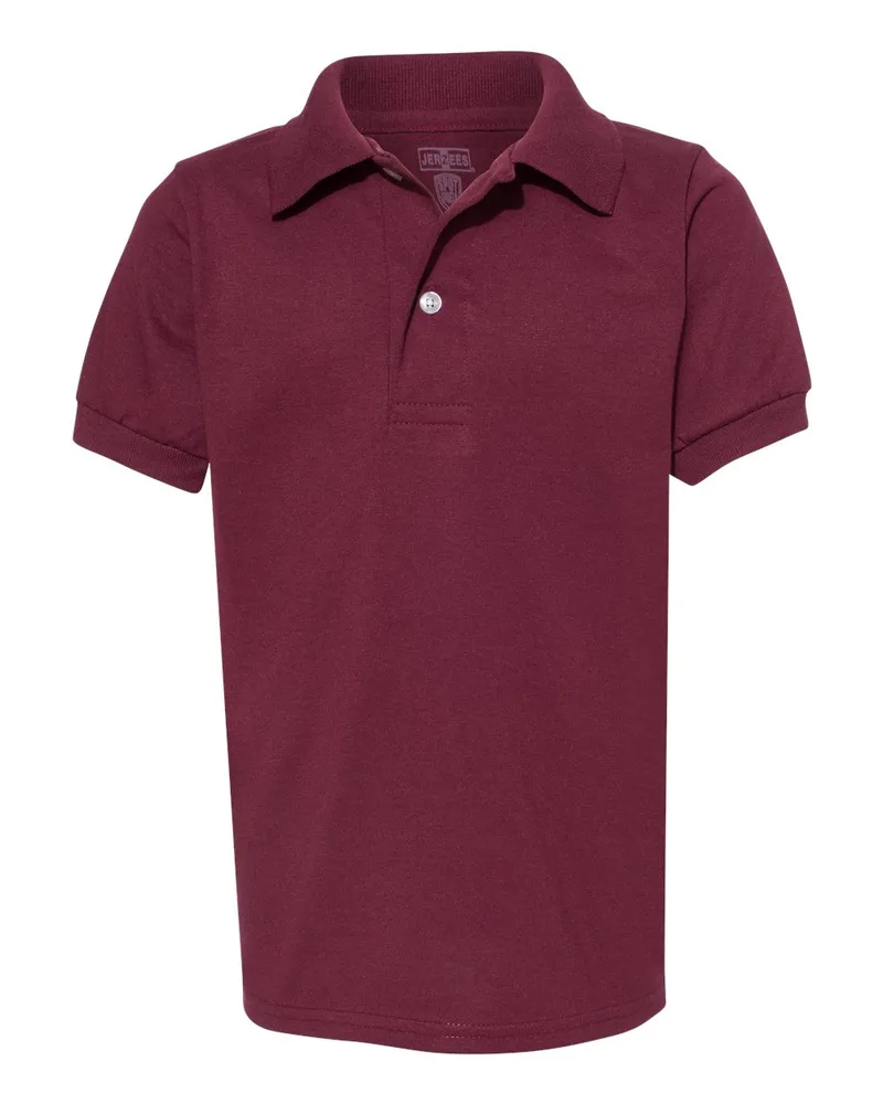 Jerzees® Youth SpotShield™ 50/50 Polo view 5