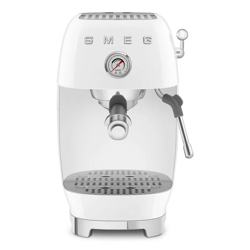 SMEG Manual Espresso & Cold Brew Coffee Machine - White