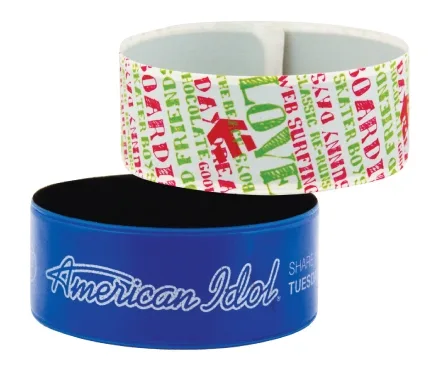 Large Reflective Vinyl Slap Bracelet