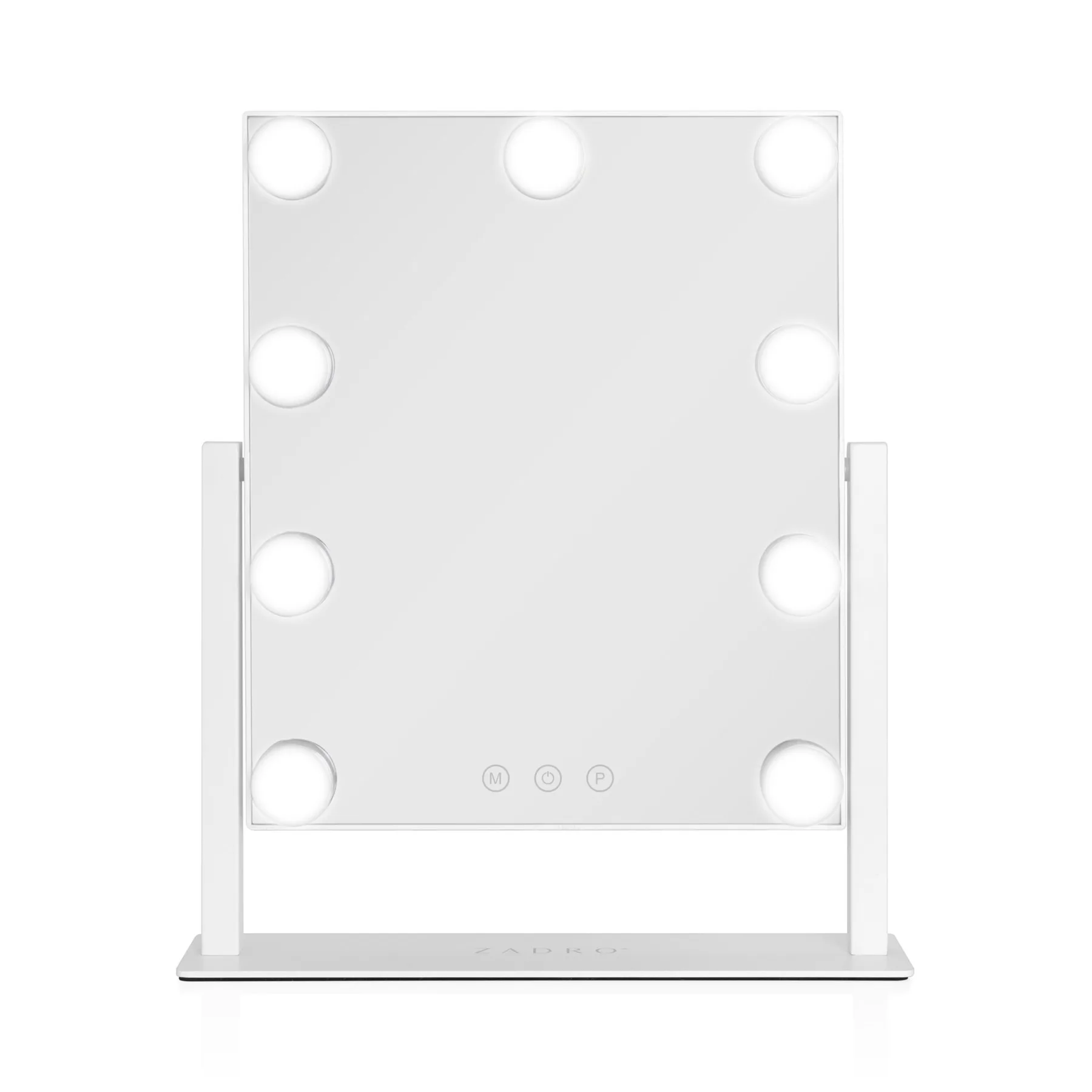 Zadro 9 LED Light Bulb Hollywood Vertical Makeup Mirror