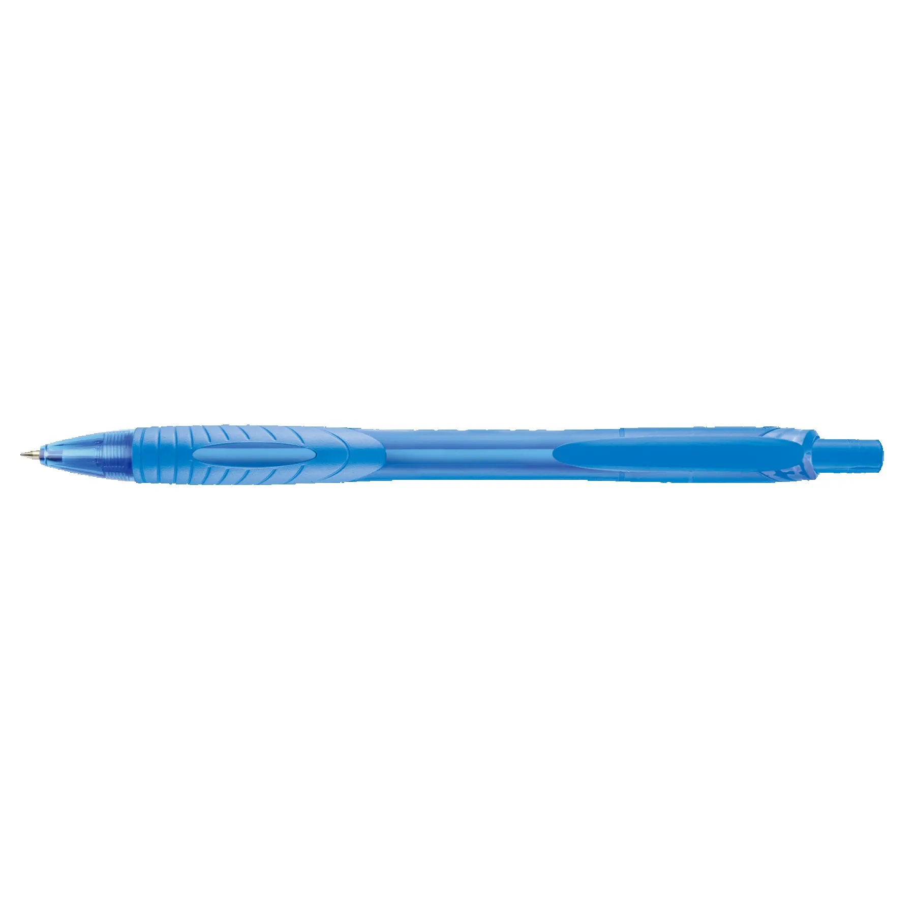 Translucent Blue Blank Front View