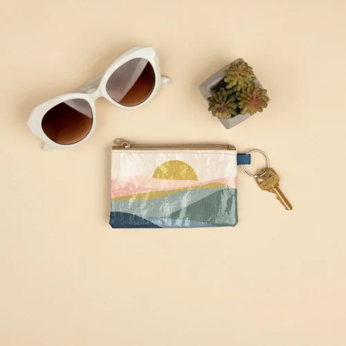 Penny Key Ring - Laminated Non-Woven Rpet view 4