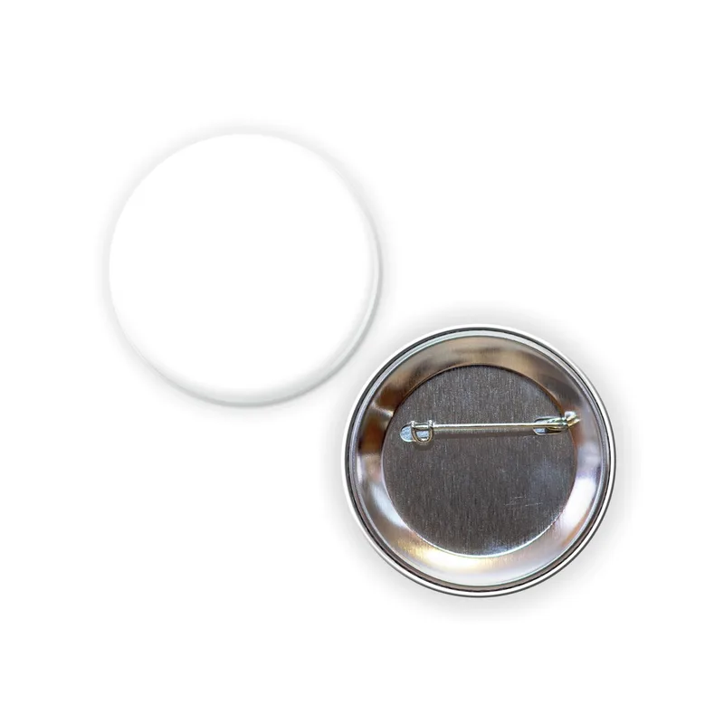 2-3/16 Diam Round Button w/ Pin view 2