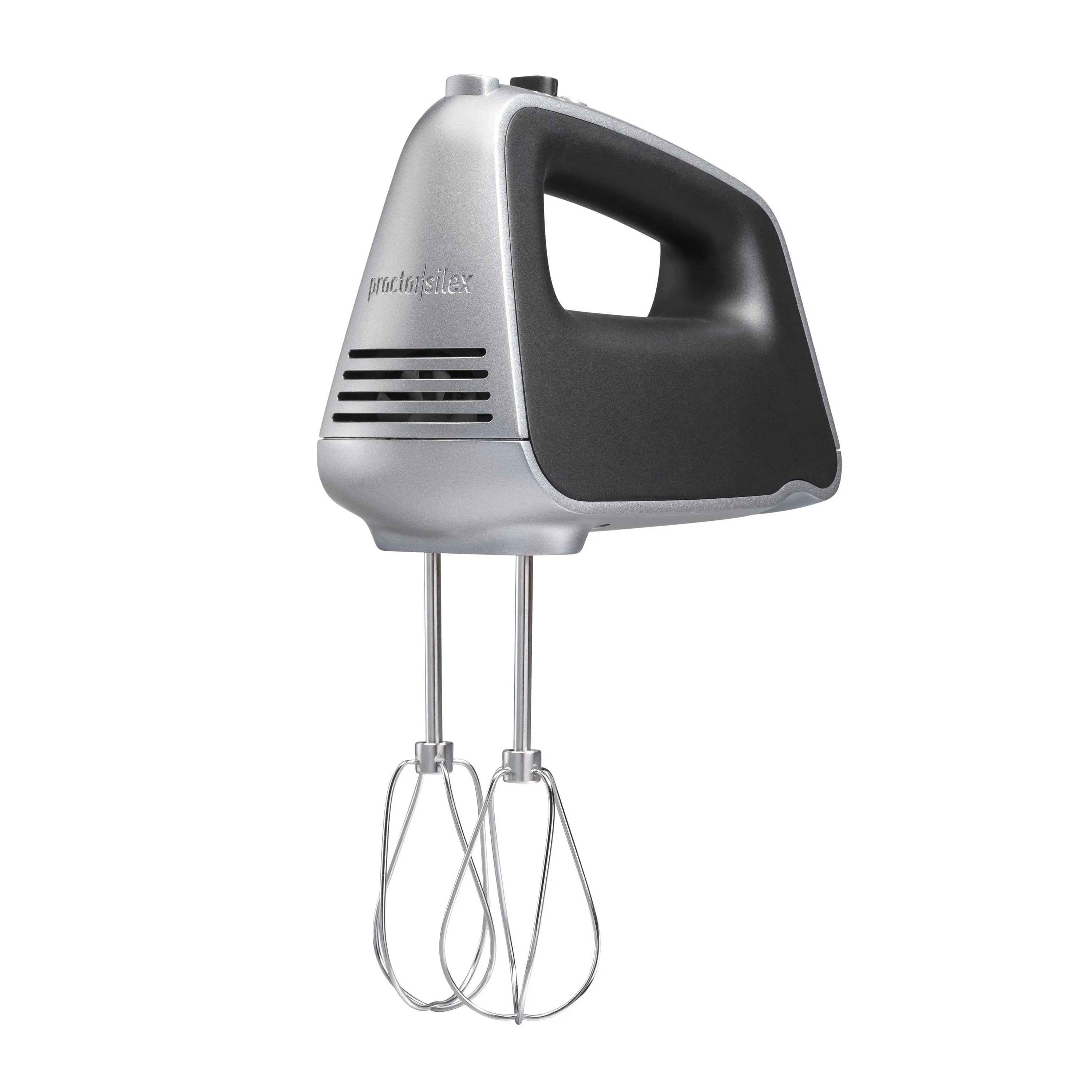 Proctor Silex Hand Mixer, 5 Speeds Plus Boost, 1.3 Amp Dc Motor - Black And Silver